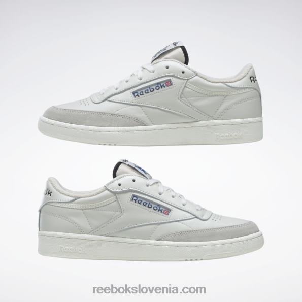 Reebok vintage čevlji club c 85 R22JR174 kreda/črna/vektorsko modra