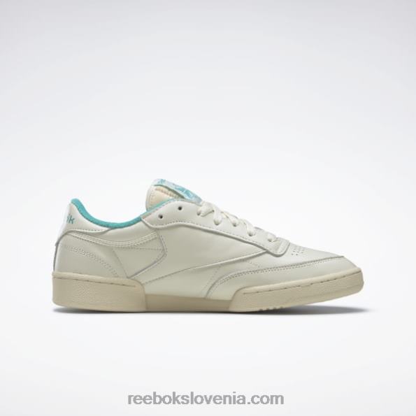 Reebok vintage čevlji club c 85 R22JR73 vintage kreda s23-r/papir bel/klasično modrozelen