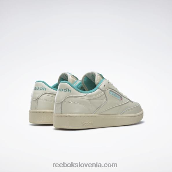 Reebok vintage čevlji club c 85 R22JR73 vintage kreda s23-r/papir bel/klasično modrozelen