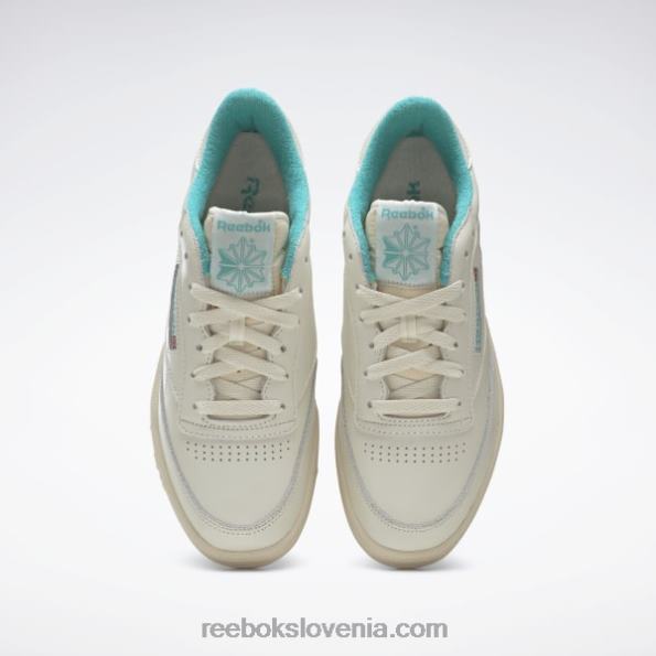 Reebok vintage čevlji club c 85 R22JR73 vintage kreda s23-r/papir bel/klasično modrozelen