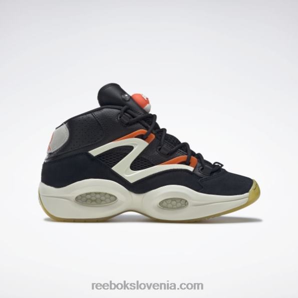 Reebok vprašanje pump košarkarski copati R22JR91 jedro črna/klasična bela/kreda