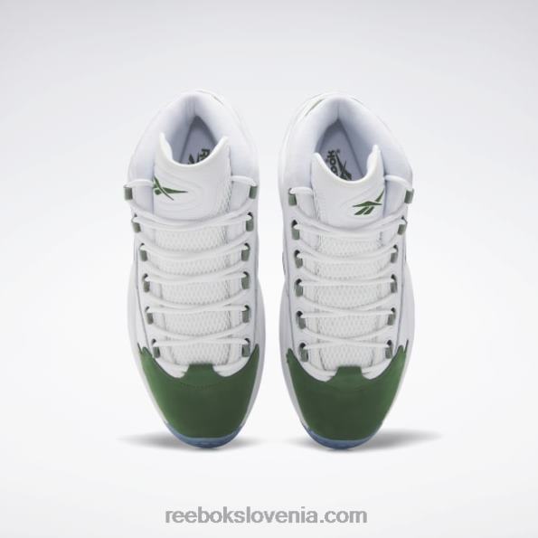 Reebok vprašanje srednjih košarkarskih copat R22JR490 ftwr bela/borovo zelena