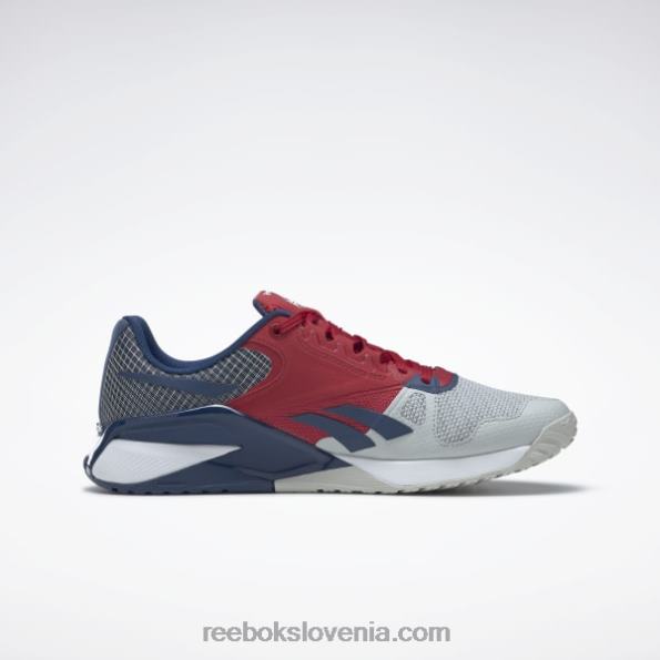 Reebok copati za trening nano 6000 R22JR169 čista siva 2/bleščeča rdeča/batik modra