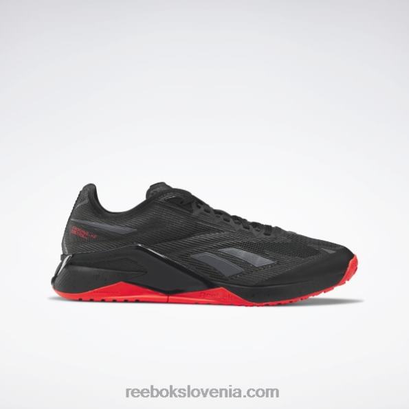 Reebok copati za trening nano x2 froning R22JR119 jedro črna/čisto siva 8/neonska češnja