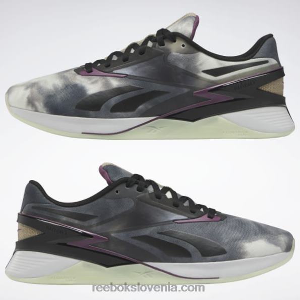 Reebok copati za trening nano x3 R22JR564 core black/washed plum f17-r/storm glow