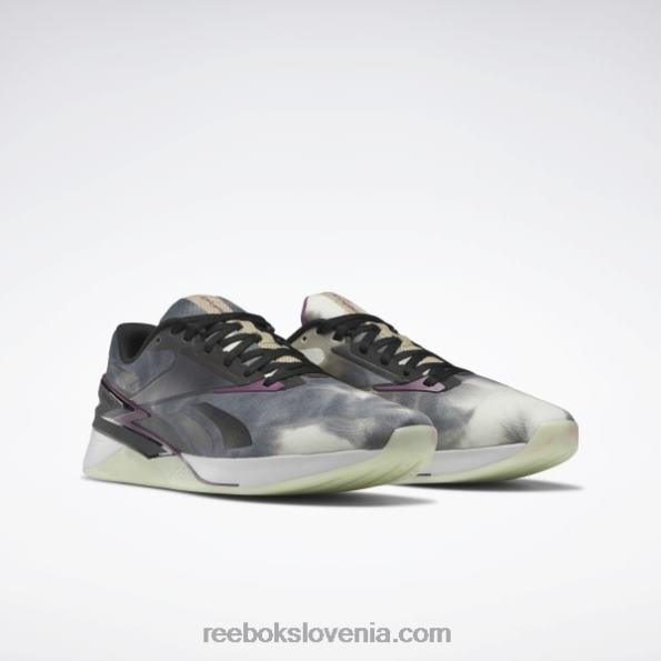 Reebok copati za trening nano x3 R22JR564 core black/washed plum f17-r/storm glow