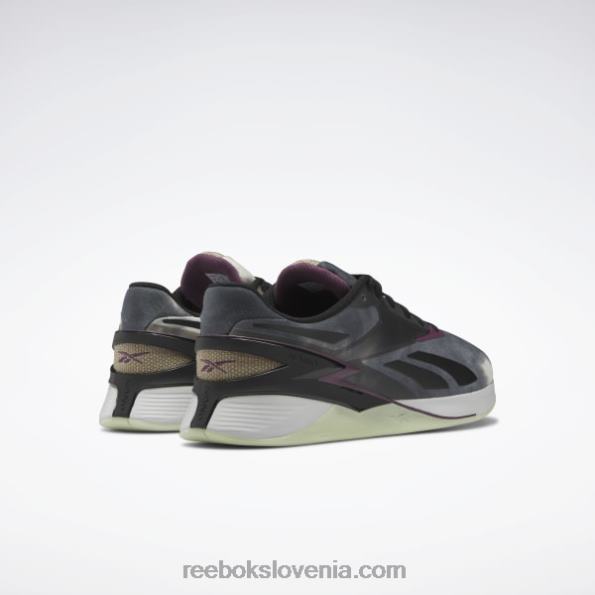 Reebok copati za trening nano x3 R22JR564 core black/washed plum f17-r/storm glow