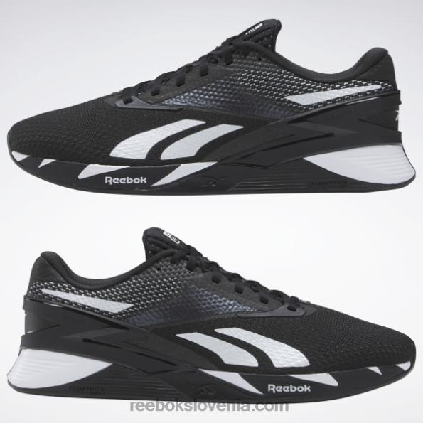 Reebok čevlji nano x3 R22JR28 jedro črno/ftwr belo/oranžno smash s23-r
