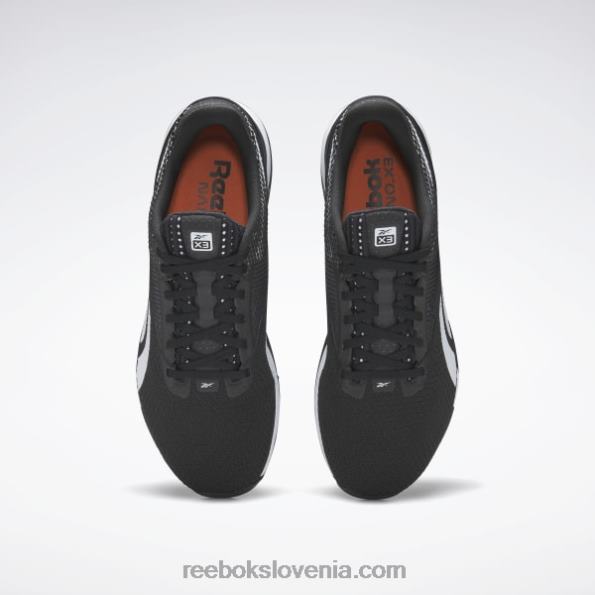Reebok čevlji nano x3 R22JR28 jedro črno/ftwr belo/oranžno smash s23-r