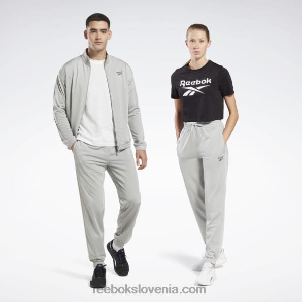 Reebok identity vector pletene trenirke R22JR391 čista siva 3