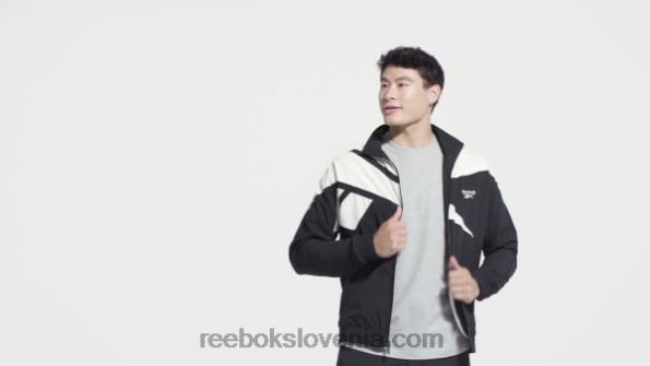 Reebok klasična vektorska trenirka jakna R22JR260 noč črna