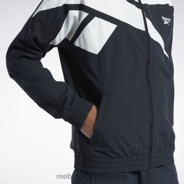 Reebok klasična vektorska trenirka jakna R22JR260 noč črna