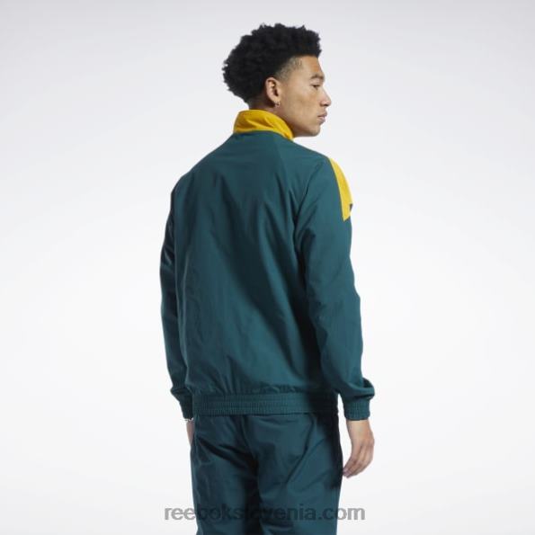 Reebok klasična vektorska trenirka jakna R22JR351 gozdno zelena