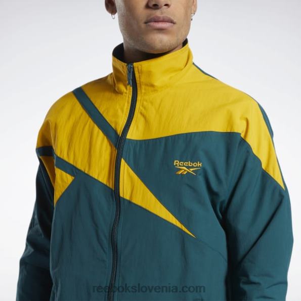 Reebok klasična vektorska trenirka jakna R22JR351 gozdno zelena