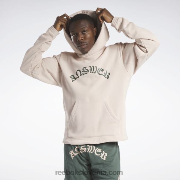 Reebok Pulover s kapuco R22JR699 mehki ekru