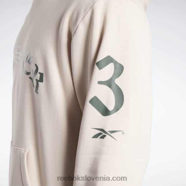 Reebok Pulover s kapuco R22JR699 mehki ekru