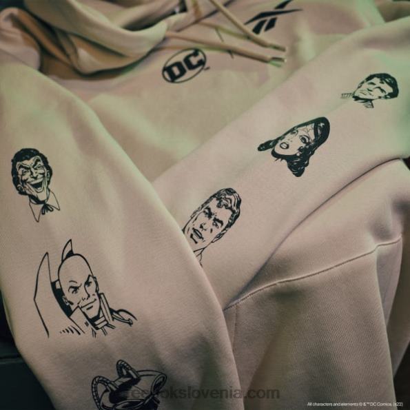 Reebok dc x logo pulover s kapuco R22JR310 alabaster