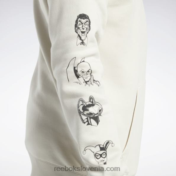 Reebok dc x logo pulover s kapuco R22JR310 alabaster