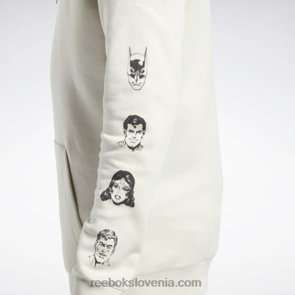 Reebok dc x logo pulover s kapuco R22JR310 alabaster