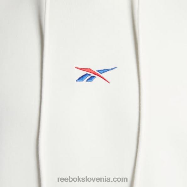 Reebok ponosen pulover s kapuco znamke Classics R22JR331 kreda