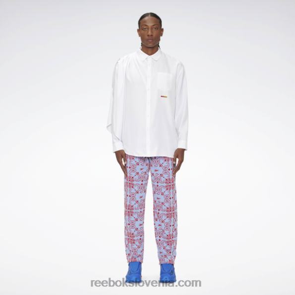 Reebok srajca na gumbe z drapedom pyer moss R22JR379 bela