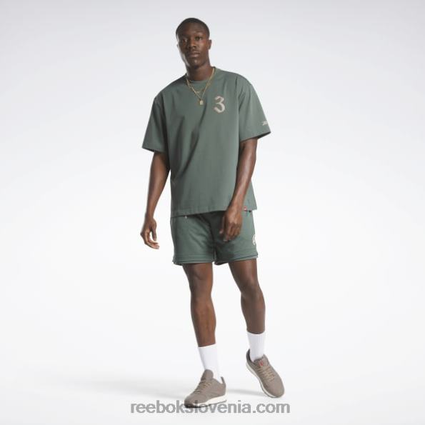 Reebok Majica s kratkimi rokavi R22JR294 kreda zelena