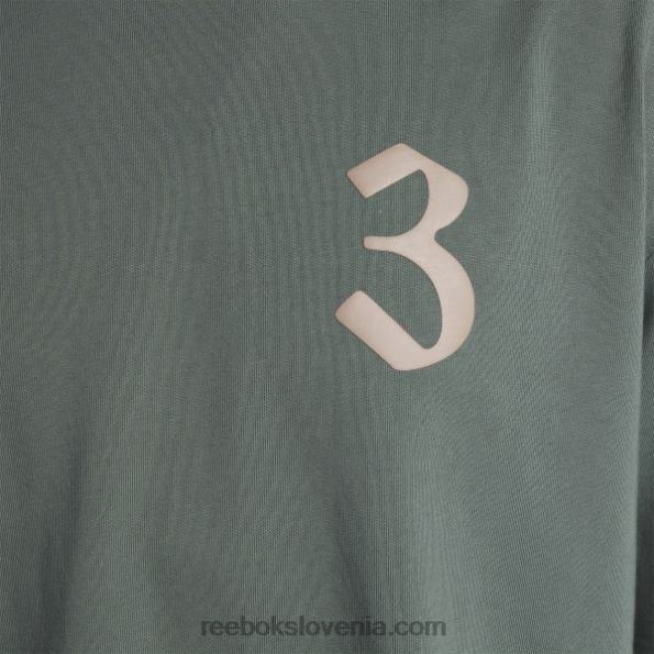 Reebok Majica s kratkimi rokavi R22JR294 kreda zelena