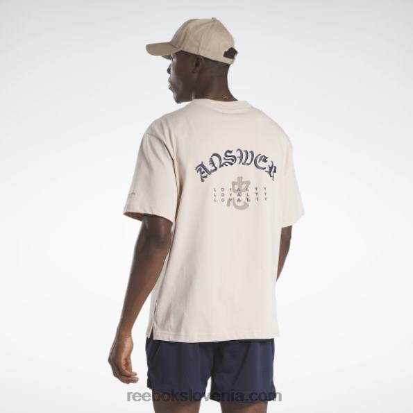 Reebok Majica s kratkimi rokavi R22JR320 mehki ekru