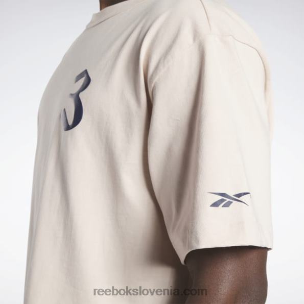 Reebok Majica s kratkimi rokavi R22JR320 mehki ekru