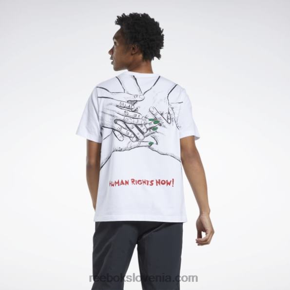 Reebok majica človekovih pravic zdaj R22JR859 bela