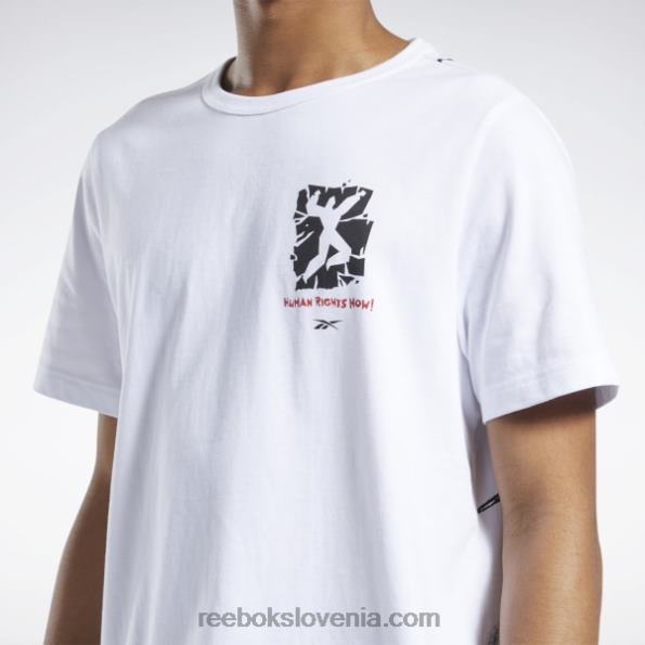 Reebok majica človekovih pravic zdaj R22JR859 bela