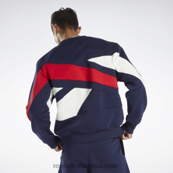 Reebok pulover znamke classics proud crew R22JR716 vektorska mornarica
