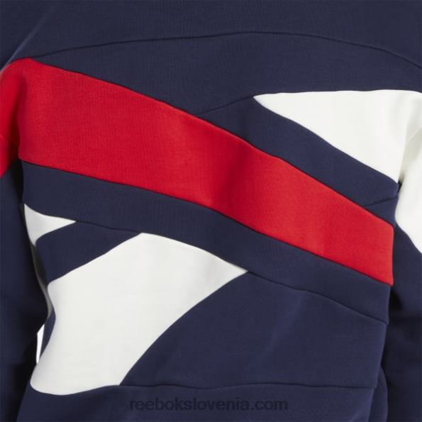 Reebok pulover znamke classics proud crew R22JR716 vektorska mornarica