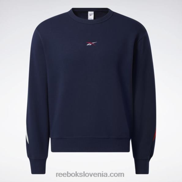 Reebok pulover znamke classics proud crew R22JR716 vektorska mornarica