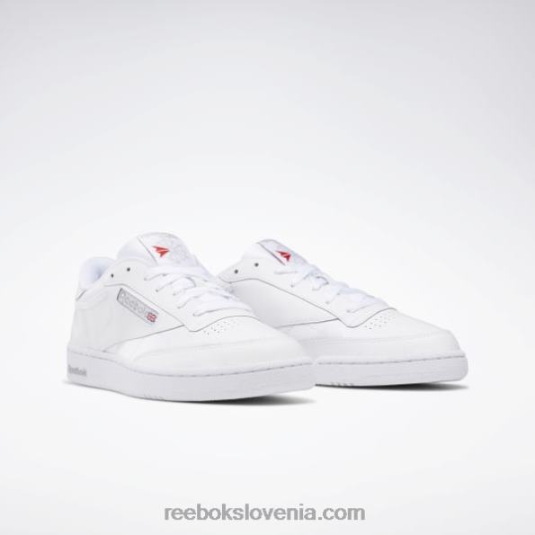 Reebok club c 85 moški čevlji R22JR1023 bela/prosojno siva