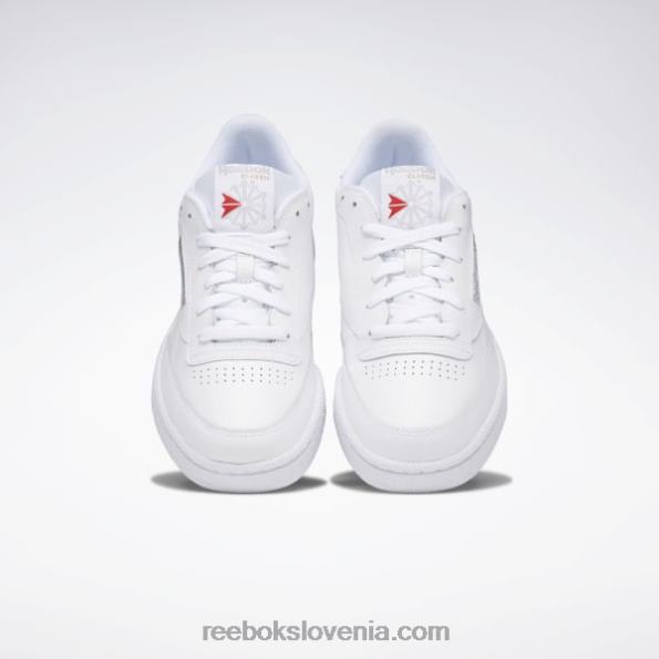 Reebok club c 85 moški čevlji R22JR1023 bela/prosojno siva