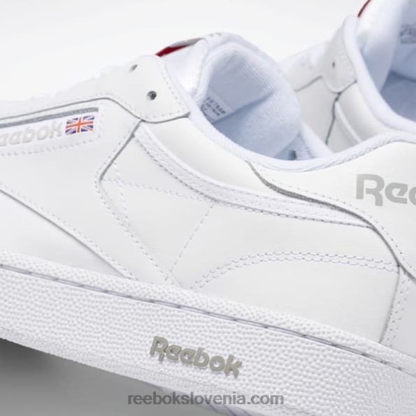 Reebok club c 85 moški čevlji R22JR1023 bela/prosojno siva