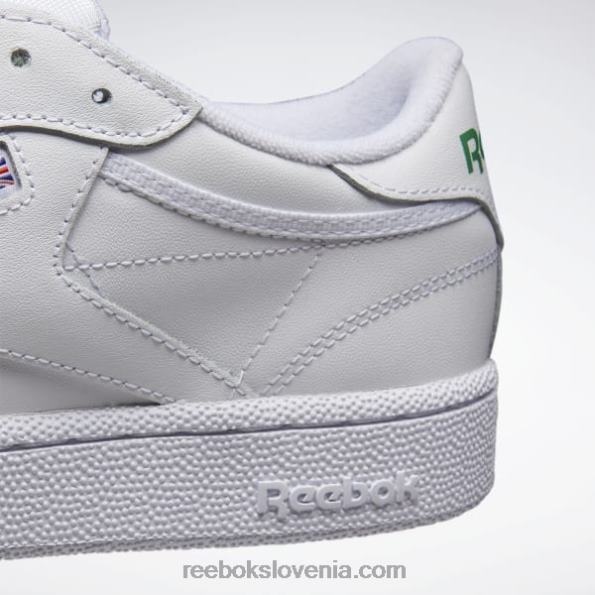 Reebok club c 85 moški čevlji R22JR1031 bela/zelena