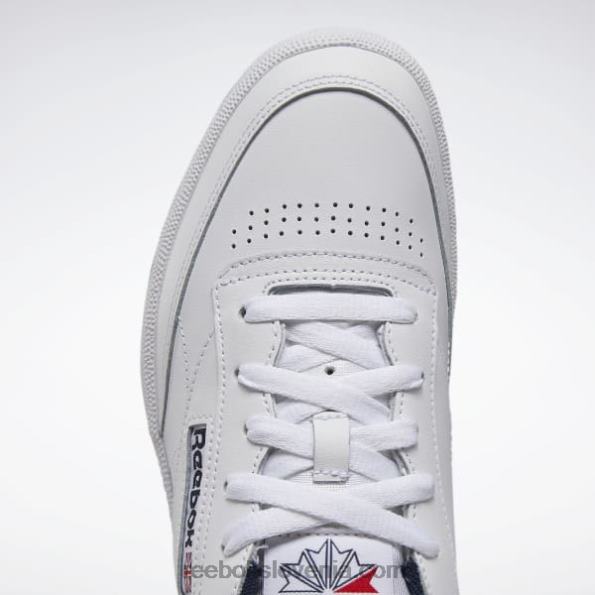 Reebok club c 85 moški čevlji R22JR1033 bela/mornarsko modra