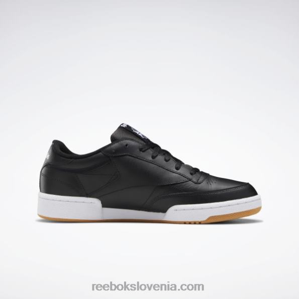 Reebok club c 85 moški čevlji R22JR1152 črno/belo/gumi