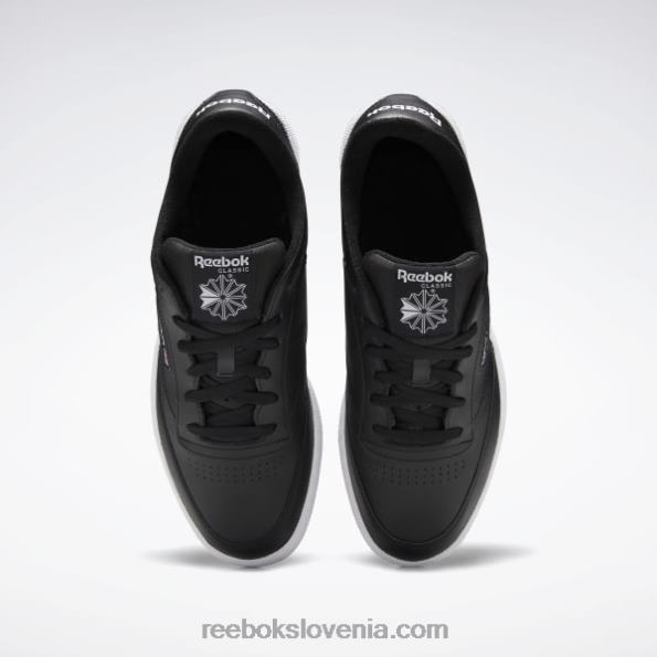 Reebok club c 85 moški čevlji R22JR1152 črno/belo/gumi
