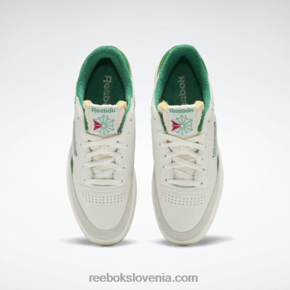 Reebok club c revenge vintage moški čevlji R22JR1043 kreda/papir bela/glen zelena