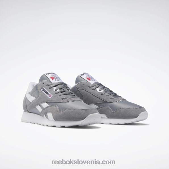 Reebok klasični najlonski moški čevlji R22JR1047 čisto siva 5/ftwr bela