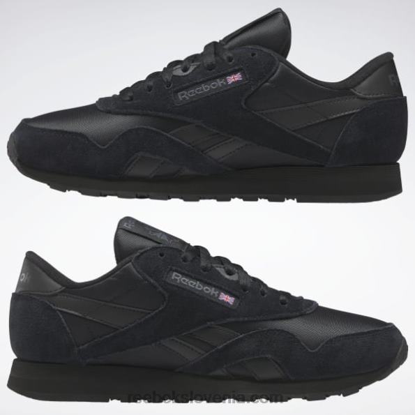 Reebok klasični najlonski moški čevlji R22JR1078 jedro črno/čisto sivo 7