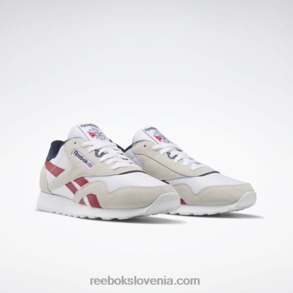 Reebok klasični najlonski moški čevlji R22JR1100 ftwr bela/blesko rdeča/vektor mornarsko modra