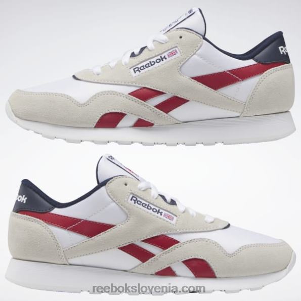 Reebok klasični najlonski moški čevlji R22JR1100 ftwr bela/blesko rdeča/vektor mornarsko modra