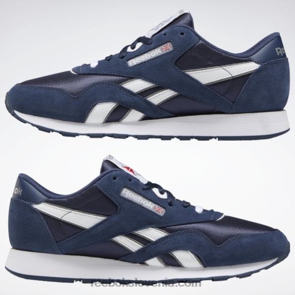 Reebok klasični najlonski moški čevlji R22JR1142 ekipa mornarica/platina