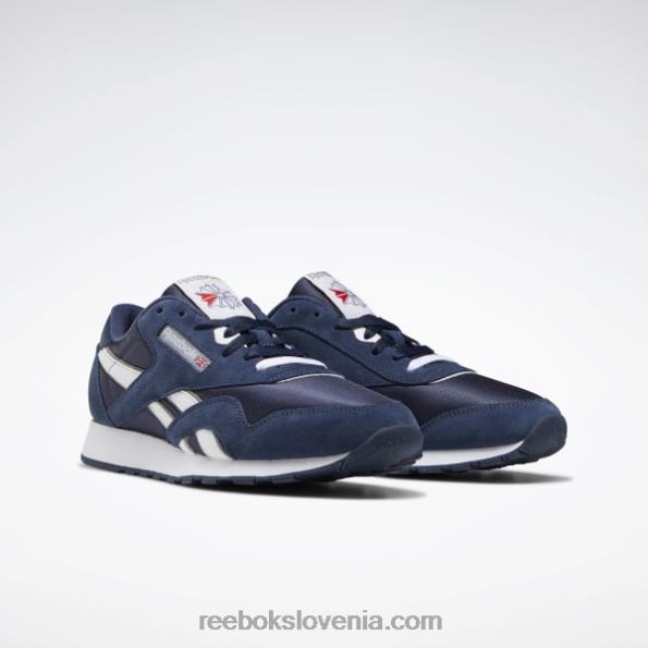 Reebok klasični najlonski moški čevlji R22JR1142 ekipa mornarica/platina