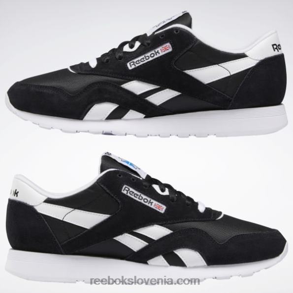 Reebok klasični najlonski moški čevlji R22JR1179 črnobela
