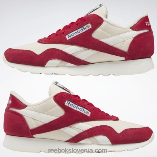Reebok klasični najlonski moški čevlji R22JR1217 utripajoča rdeča/kreda/klasično bela